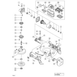 Ricambi Hitachi per Smerigliatrice a Batteria G14DSL