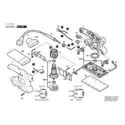 Skil Spare Parts for Orbital Sander 7310