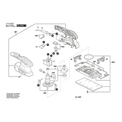 Ricambi Skil per Levigatrice Orbitale 7338
