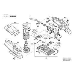 Skil Spare Parts for Orbital Sander 7366