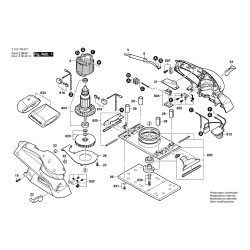 Skil Spare Parts for Orbital Sander 7380