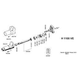 Flex Spare Parts for Straight Grinder H 1105VE