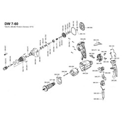 Flex Spare Parts for Drywall Screwdriver DW 7-60