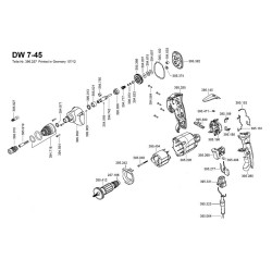 Flex Spare Parts for Drywall Screwdriver DW 7-45