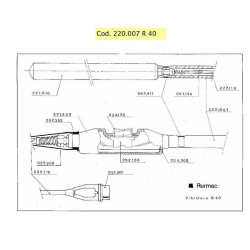 Ricambi Rurmec per Carteggiatrici P500-P1500
