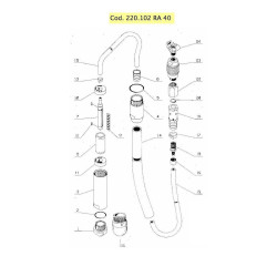 Rurmec Spare Parts for Concrete Vibrator RA40