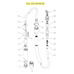 Rurmec Spare Parts for Concrete Vibrator RA60