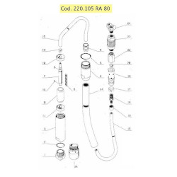 Rurmec Spare Parts for Concrete Vibrator RA80