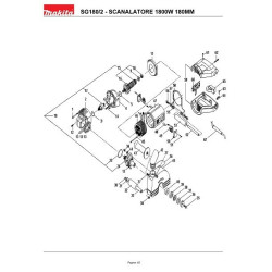 Ricambi Makita per Scanalatore SG180/2
