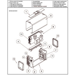 Awelco Spare Parts for Inverter Welding Mikro 164 - Diagram