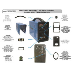 Ricambi Awelco per Saldatrice Inverter ARC 210
