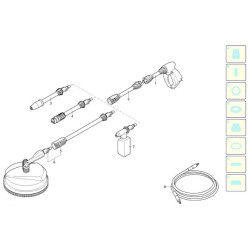 Ricambi Black&Decker per Idropulitrice PW 1400 TDK PLUS – 13486