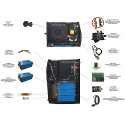 Ricambi Awelco per Saldatrice Inverter MIKROMIG 3000
