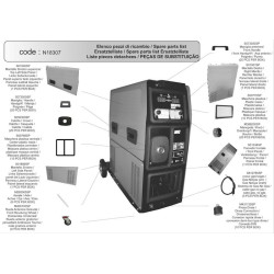 Ricambi Awelco per Saldatrice Inverter MIKROMIG 2500