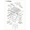 Fox Spare Parts for Construction Site Table Saw F36522A