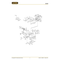 Alpina Spare Parts for Snow Throwers AS 55