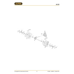 Alpina Spare Parts for Snow Throwers AS 55