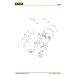 Alpina Spare Parts for Snow Throwers AS 55
