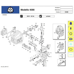 Annovi & Reverberi Parts for Pressure Washer AR4590