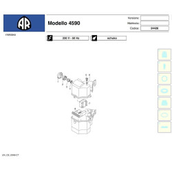 Ricambi per Idropulitrice Annovi & Reverberi AR4590