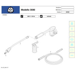 Annovi & Reverberi Parts for Pressure Washer AR3590