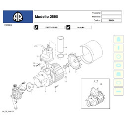 Ricambi per Idropulitrice Annovi & Reverberi AR2590