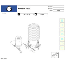 Tubo per Idropulitrice Annovi & Reverberi Blu Clean 142