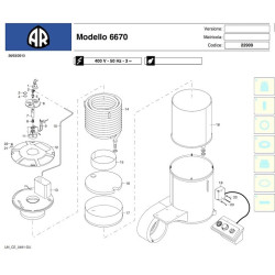 Annovi & Reverberi Parts for Pressure Washer AR6670