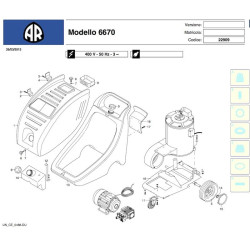 Annovi & Reverberi Parts for Pressure Washer AR6670