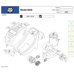 Annovi & Reverberi Parts for Pressure Washer AR6640