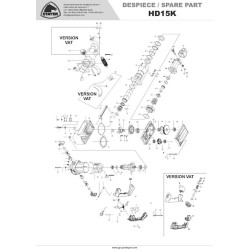 Stayer Spare Parts for Demolition Hammer HD15K