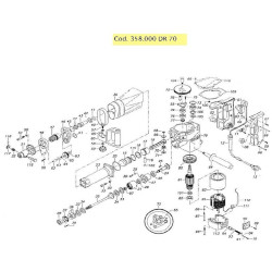 Rurmec Spare Parts for Rotary Hammer DR70