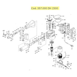 Rurmec Spare Parts for Rotary Hammer DH1500