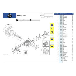 Annovi & Reverberi Parts for Pressure Washer AR6970