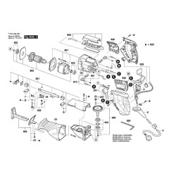 Skil Masters Spare Parts for Reciprocating Saw 4950