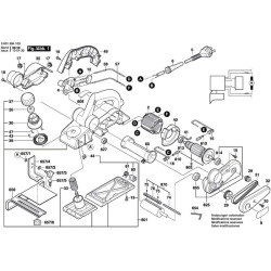 Bosch Spare Parts for Planer GHO 26-82