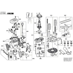 Bosch Spare Parts for Router POF 1100 AE