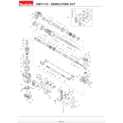 Ricambi Makita per Martello Demolitore HM1111C