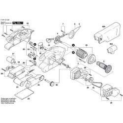 Skil Spare Parts for Belt Sander 1210