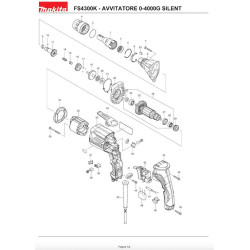 Ricambi Makita per Avvitatore per Cartongesso FS4300K