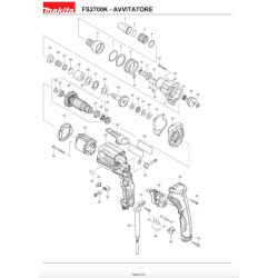 Makita Spare Parts for Drywall Screwdriver FS2700K