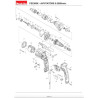 Makita Spare Parts for Drywall Screwdriver FS2300K - Drawing