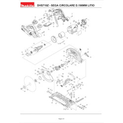 Ricambi Makita per Sega Circolare DHS710Z