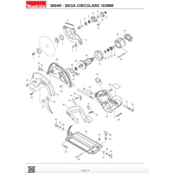 Makita Spare Parts for Circular Saw 5604R