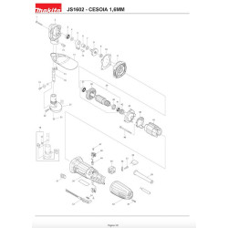 Makita Spare Parts for Blechschere JS1602