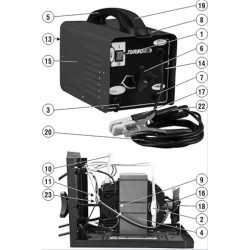 Ricambi Telwin per Saldatrice Nordica 1800 230V ACD
