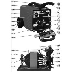 Ricambi Telwin per Saldatrice Nordica 4.220 TURBO 230-400V ACD