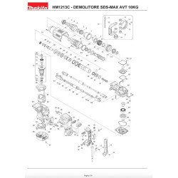 Ricambi Makita per Martello Demolitore SDS Max AVT HM1213C