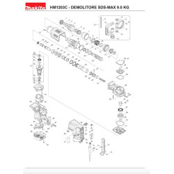 Ricambi Makita per Martello Demolitore SDS Max HM1203C