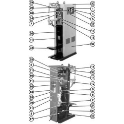 Ricambi Telwin per Puntatrici PTE 18-28/PCP 18-28